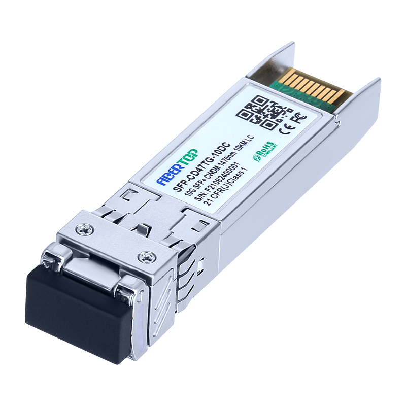 Модуль приемопередатчика FIBERTOP 10G CWDM SFP+ SMF 1470nm~1570nm 10km LC DOM