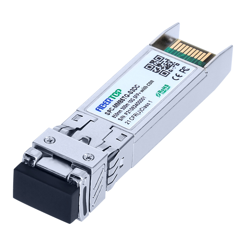 FIBERTOP 10G SR SFP+ с модулем трансивера CDR MMF 850nm 300m LC DOM