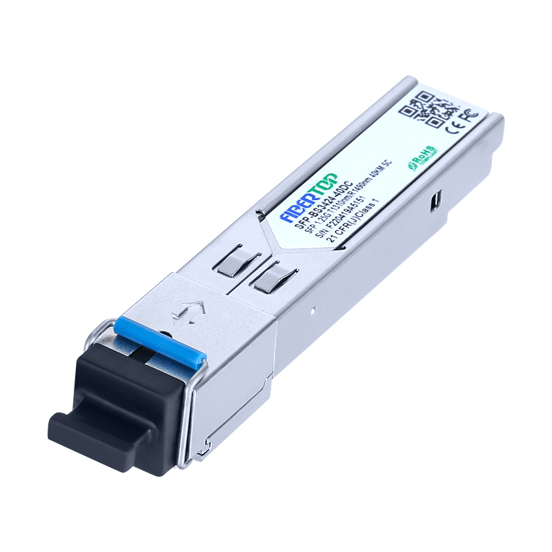 1.25G SFP BIDI 1000BASE-BX 80km SC Transceiver Module