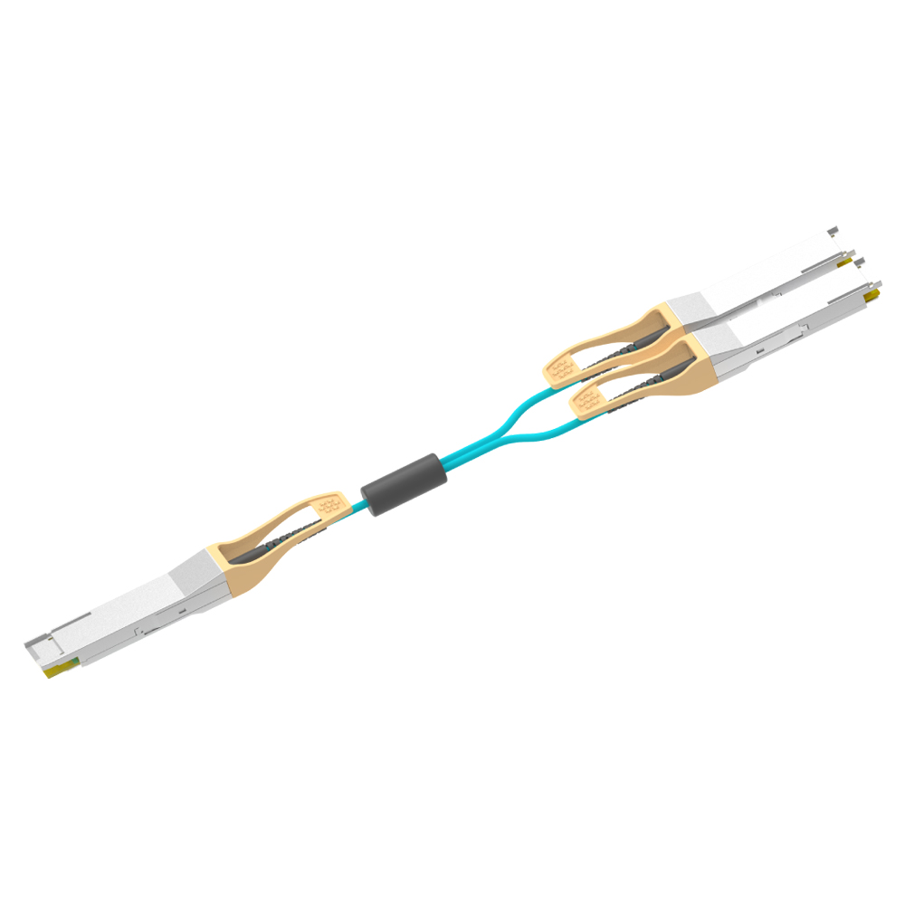 Активный оптический кабель Berakout от 200G QSFPDD до 2x100G QSFP28 длиной 1 м (3 фута)