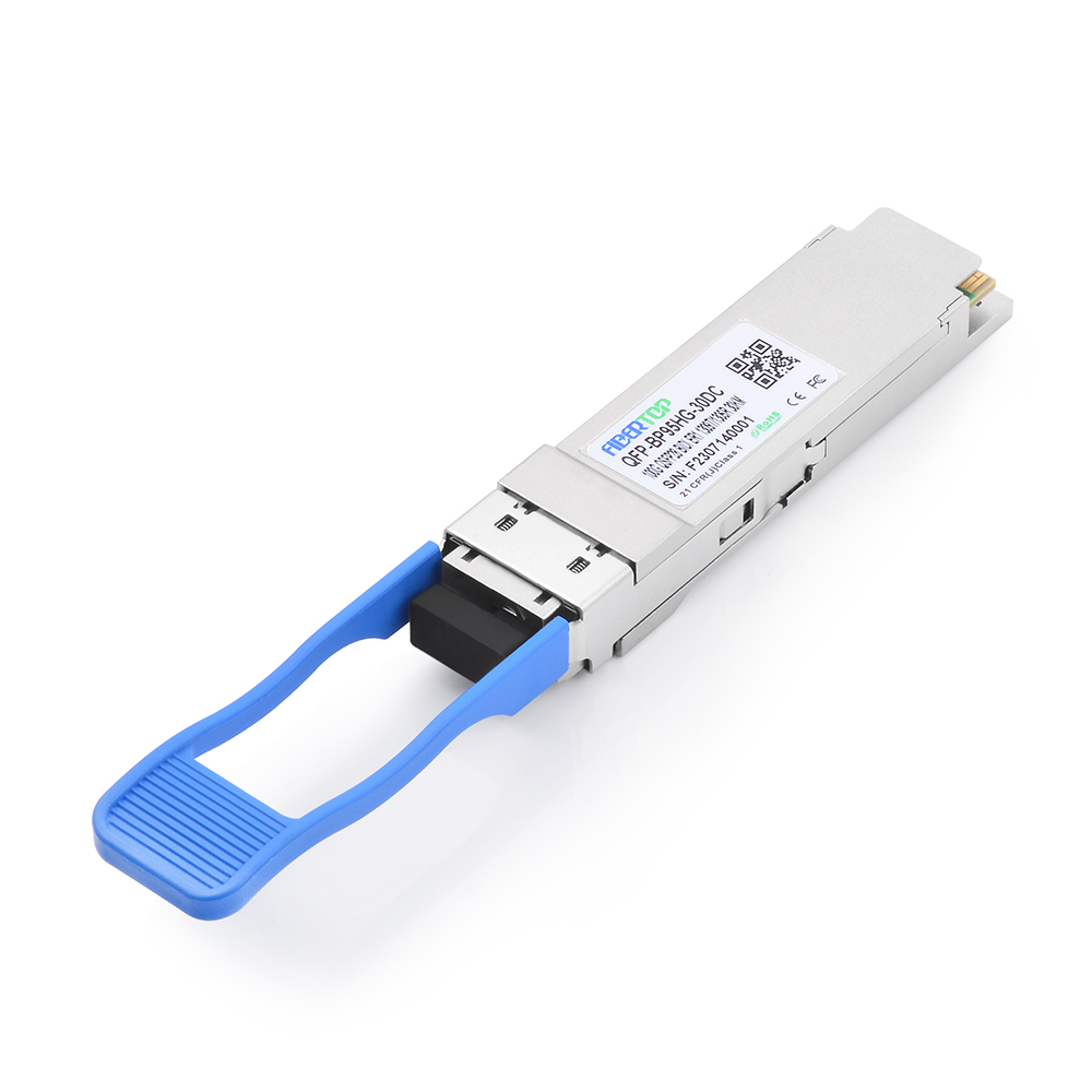 Модуль оптического приемопередатчика Fibertop 100G QSFP28 ER1 BIDI TX1309NM/RX1305NM 30 км LC DOM