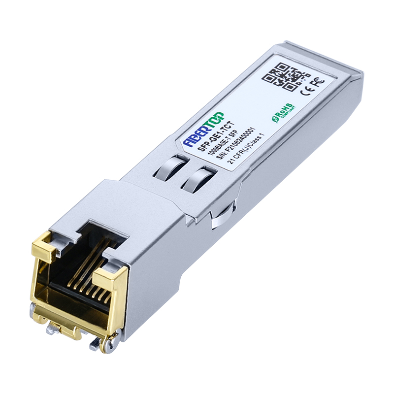 1000Base-T Copper RJ45 SFP Transceiver