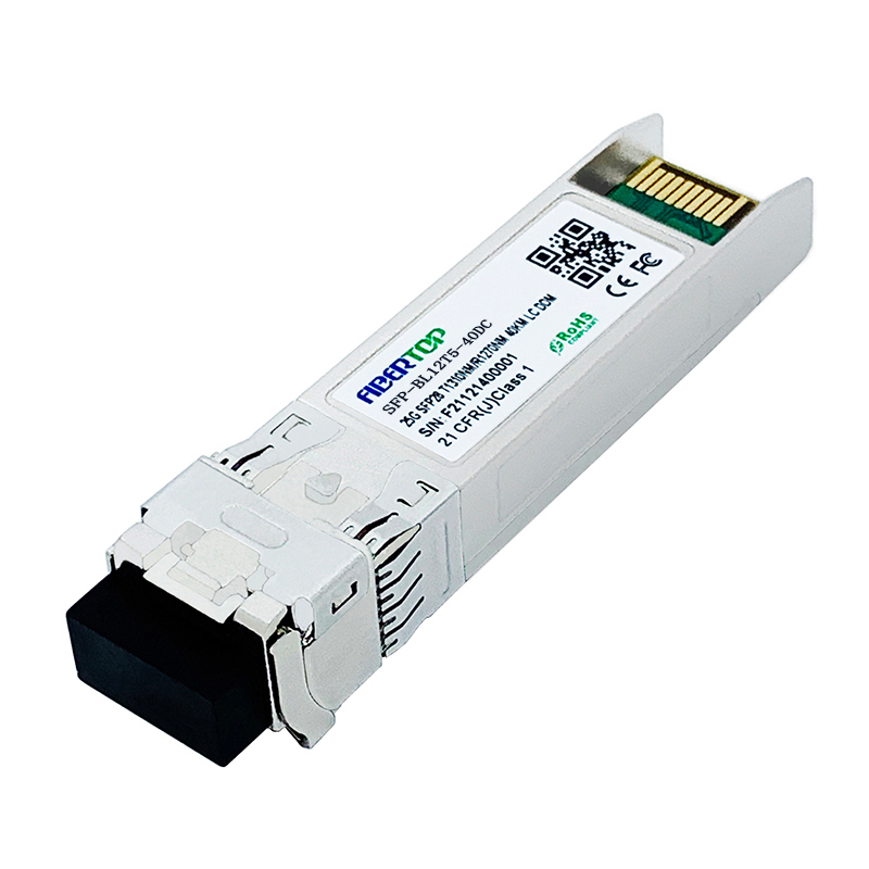 25GBASE-ER SFP28 BIDI 40km Tx1310nm/Rx1270nm Transceiver